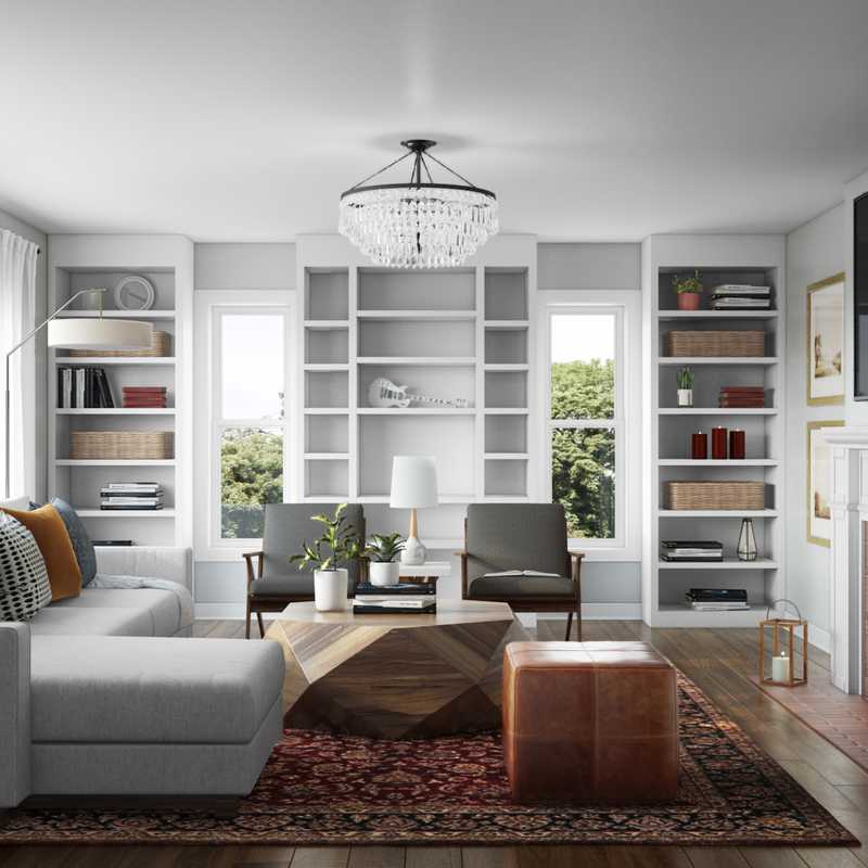 Living Room Design by Havenly Interior Designer Rania