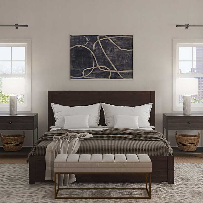 Modern Bedroom Design by Havenly Interior Designer Stephanie