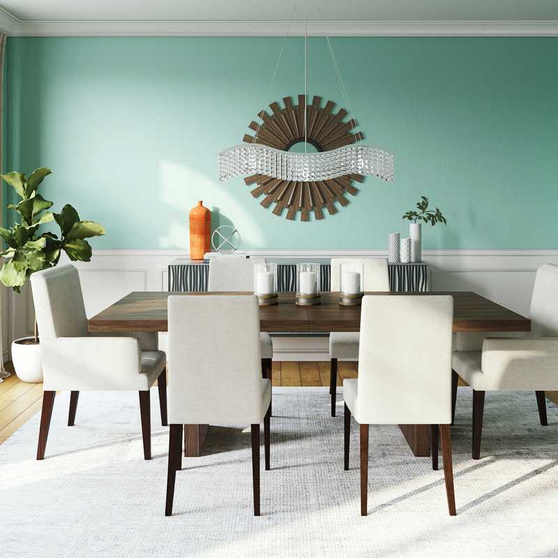 Modern, Classic Dining Room Design by Havenly Interior Designer Christine