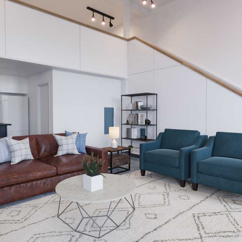 Modern Living Room Design by Havenly Interior Designer Holly