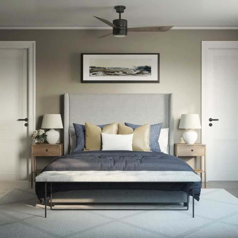 Contemporary, Classic, Transitional Bedroom Design by Havenly Interior Designer Stacy