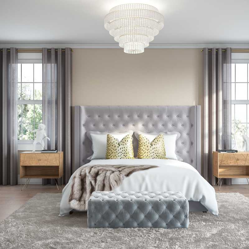 Modern, Classic, Glam, Industrial Bedroom Design by Havenly Interior Designer Lauren