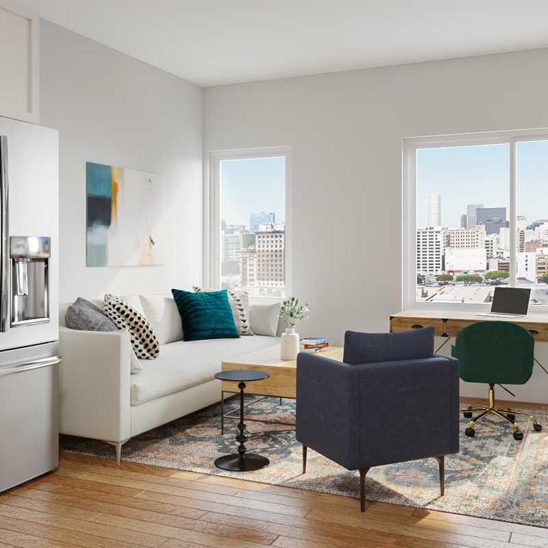 Midcentury Modern Living Room Design by Havenly Interior Designer Megan
