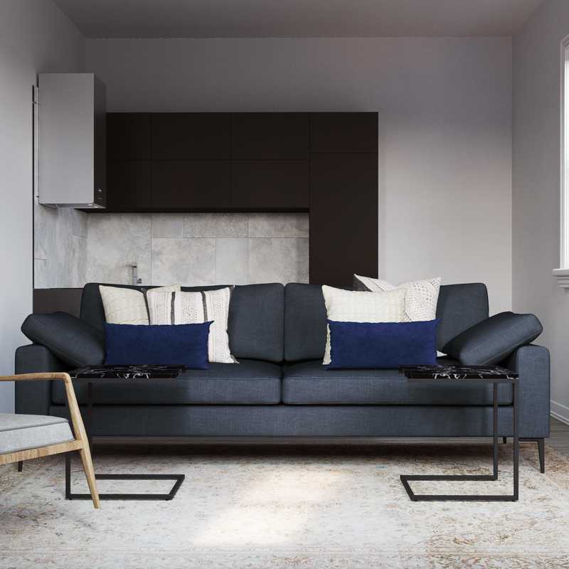 Contemporary, Modern, Classic Living Room Design by Havenly Interior Designer Kyla