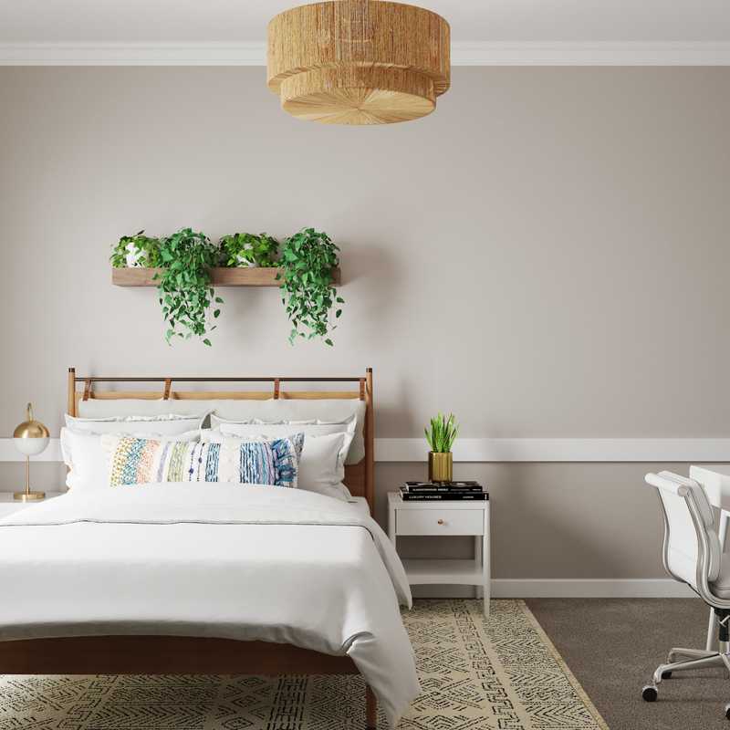 Bohemian Bedroom Design by Havenly Interior Designer Jamie