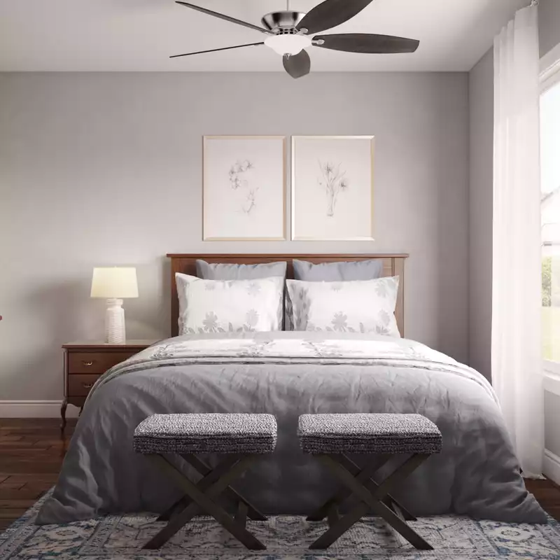Modern, Classic Bedroom Design by Havenly Interior Designer Marsha