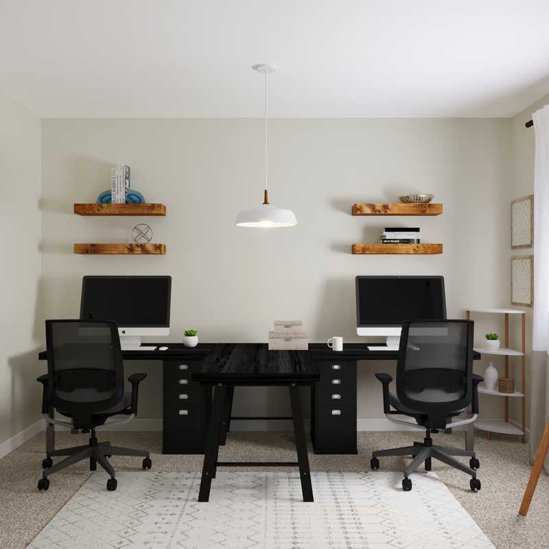 Modern, Scandinavian Office Design by Havenly Interior Designer Chelsea
