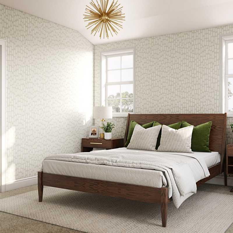 Midcentury Modern Bedroom Design by Havenly Interior Designer Taylor