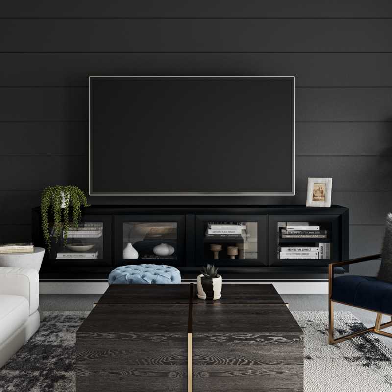 Modern Living Room Design by Havenly Interior Designer Junya