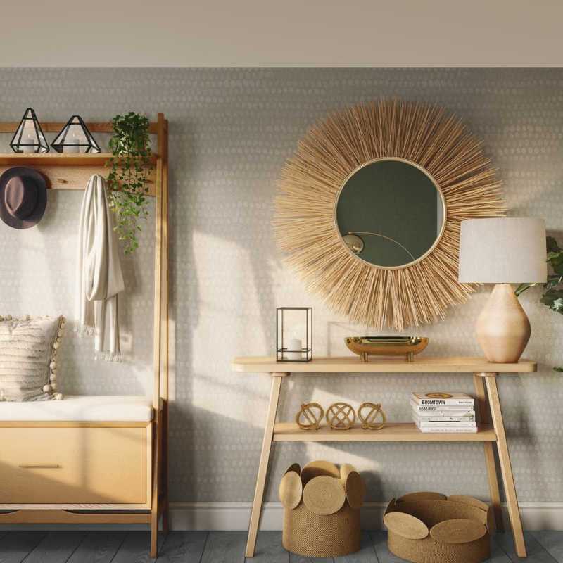 Bohemian Living Room Design by Havenly Interior Designer Ghianella