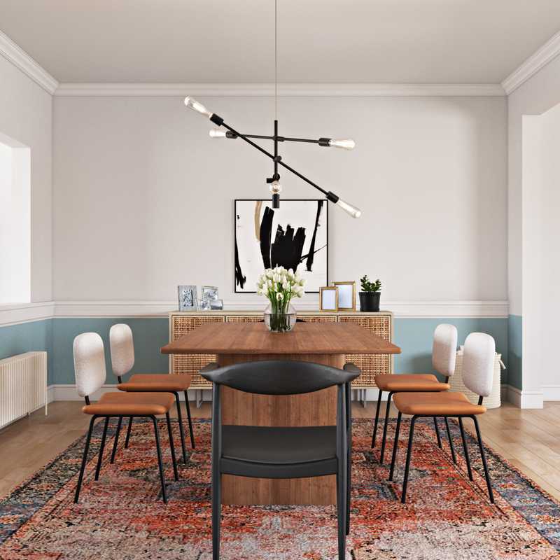 Contemporary, Modern, Minimal Dining Room Design by Havenly Interior Designer Michelle