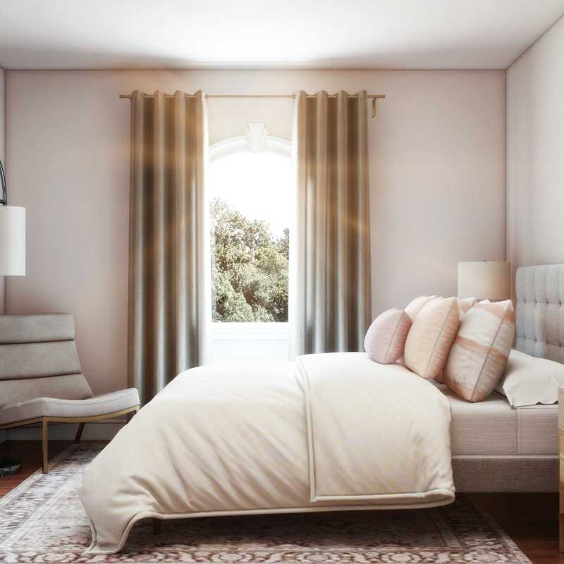 Classic, Glam Bedroom Design by Havenly Interior Designer Andrea