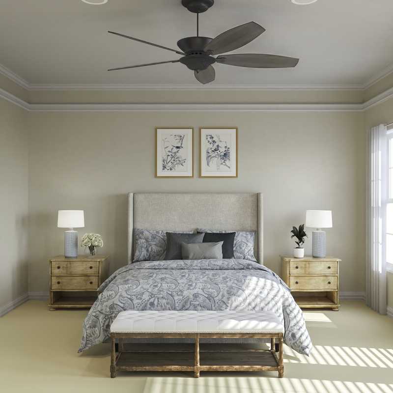 Classic, Traditional, Farmhouse Bedroom Design by Havenly Interior Designer Melissa
