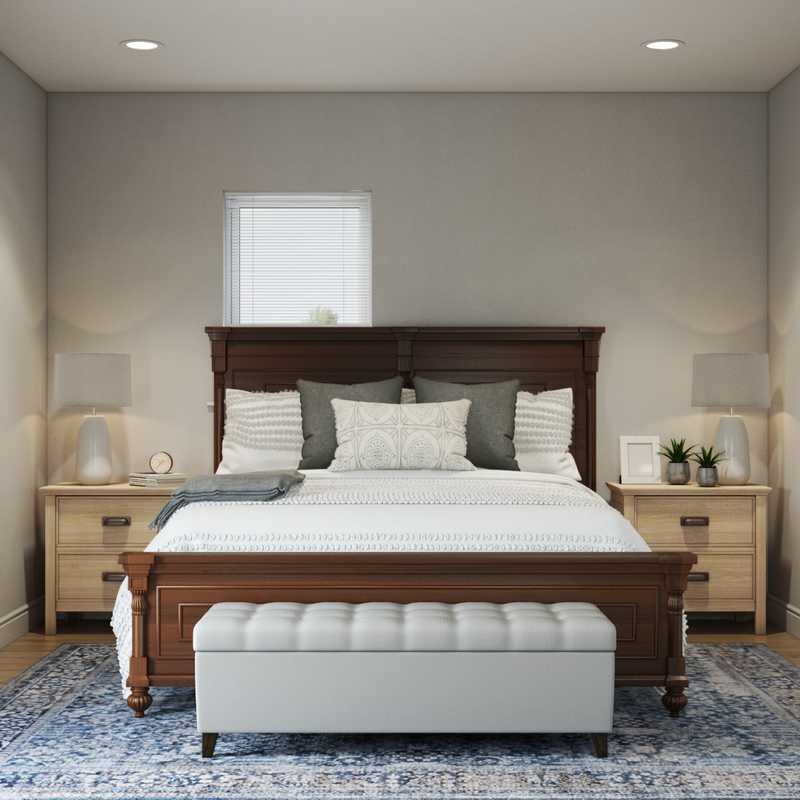 Modern, Midcentury Modern Bedroom Design by Havenly Interior Designer Lauren