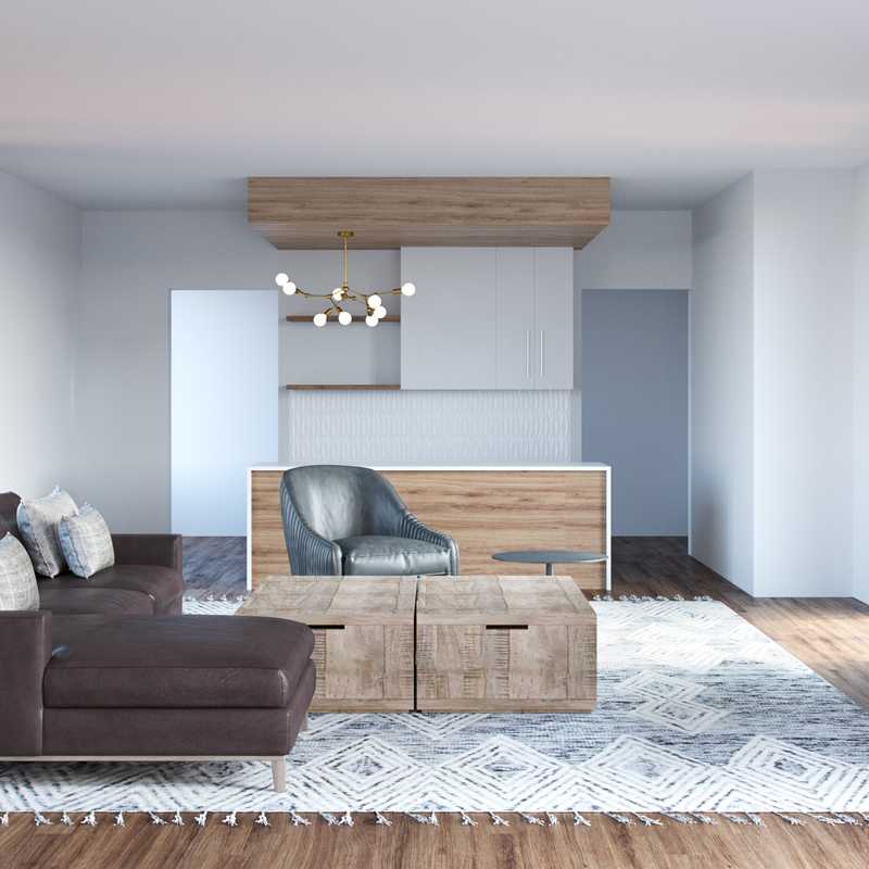 Modern Living Room Design by Havenly Interior Designer Shelly