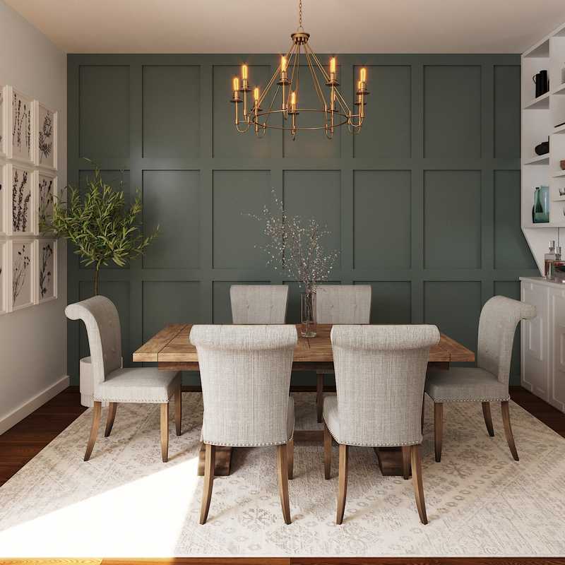 Farmhouse Dining Room Design by Havenly Interior Designer Katie