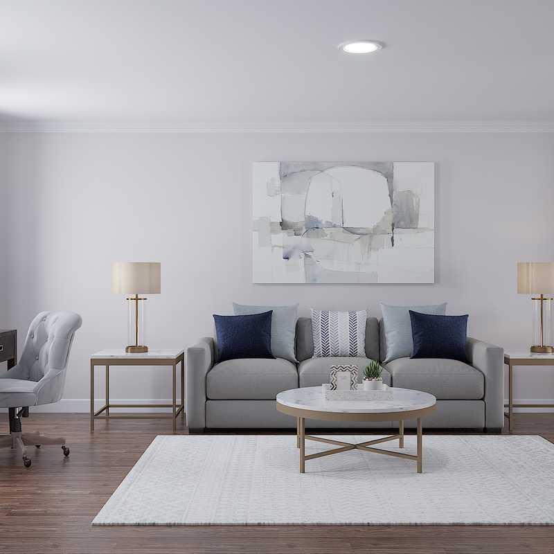 Modern, Classic, Transitional Living Room Design by Havenly Interior Designer Hayley