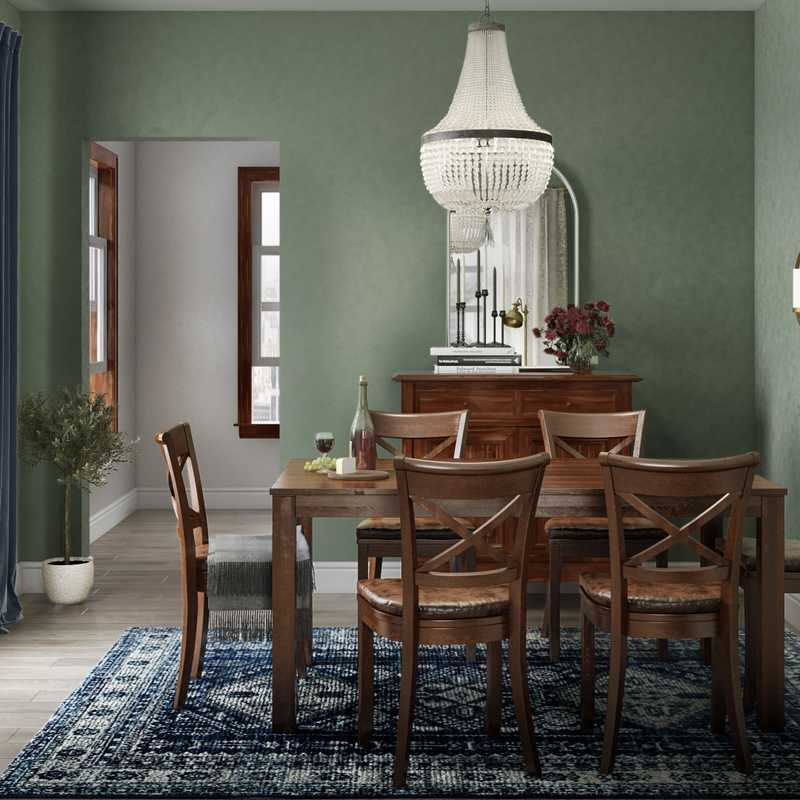 Eclectic, Traditional, Vintage Living Room Design by Havenly Interior Designer Lindsay