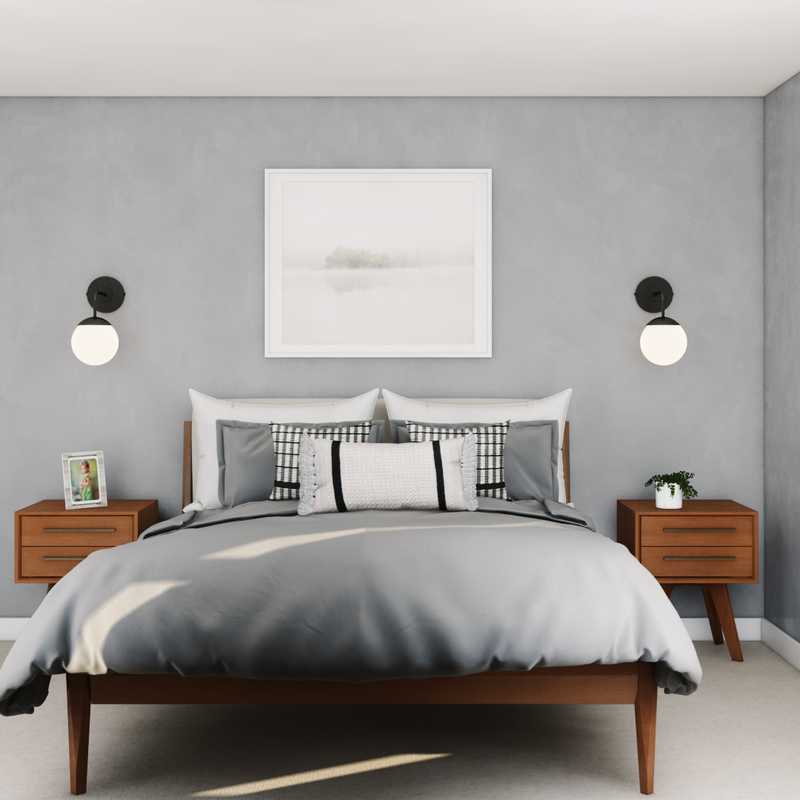 Contemporary Bedroom Design by Havenly Interior Designer Kelly