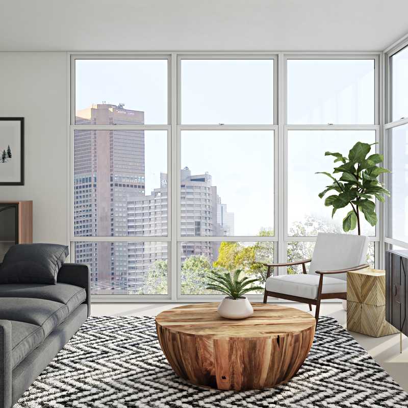 Modern, Scandinavian Living Room Design by Havenly Interior Designer Sarah
