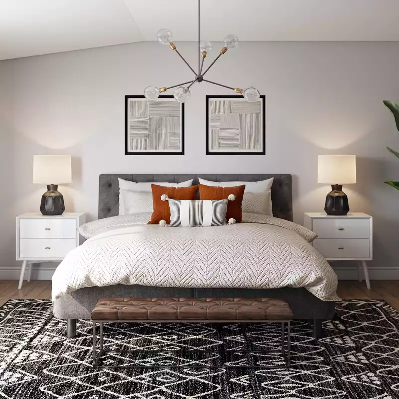 Contemporary, Modern, Minimal Bedroom Design by Havenly Interior Designer Stephanie