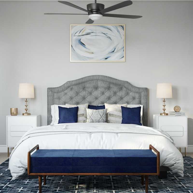 Modern, Traditional, Transitional, Midcentury Modern Bedroom Design by Havenly Interior Designer Regina