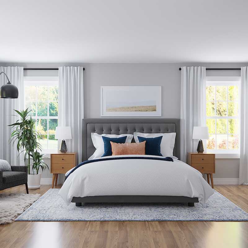 Modern, Minimal Bedroom Design by Havenly Interior Designer Randi