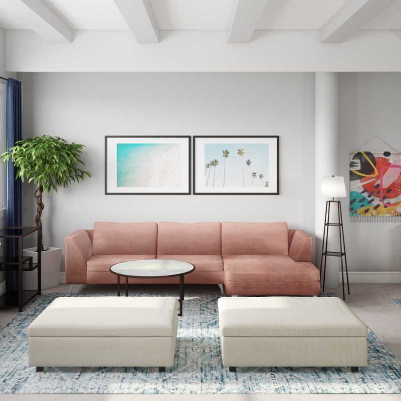 Modern Living Room Design by Havenly Interior Designer Michelle