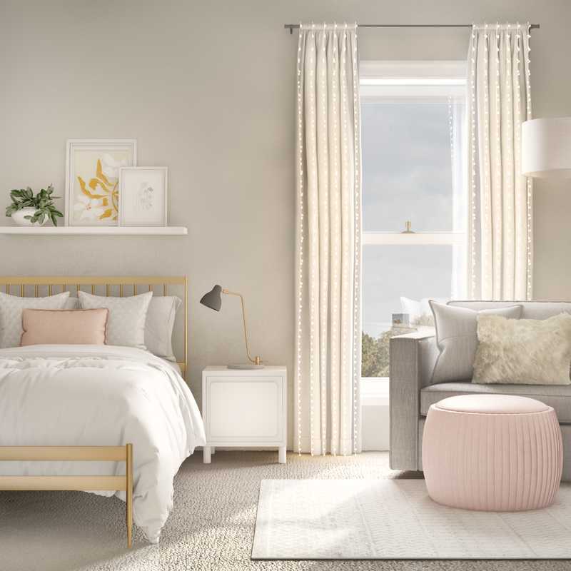Eclectic, Bohemian, Scandinavian Bedroom Design by Havenly Interior Designer Valerie