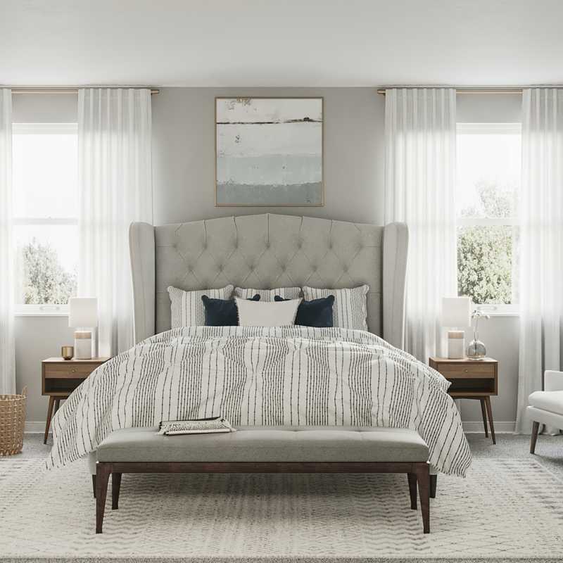 Midcentury Modern Bedroom Design by Havenly Interior Designer Julija