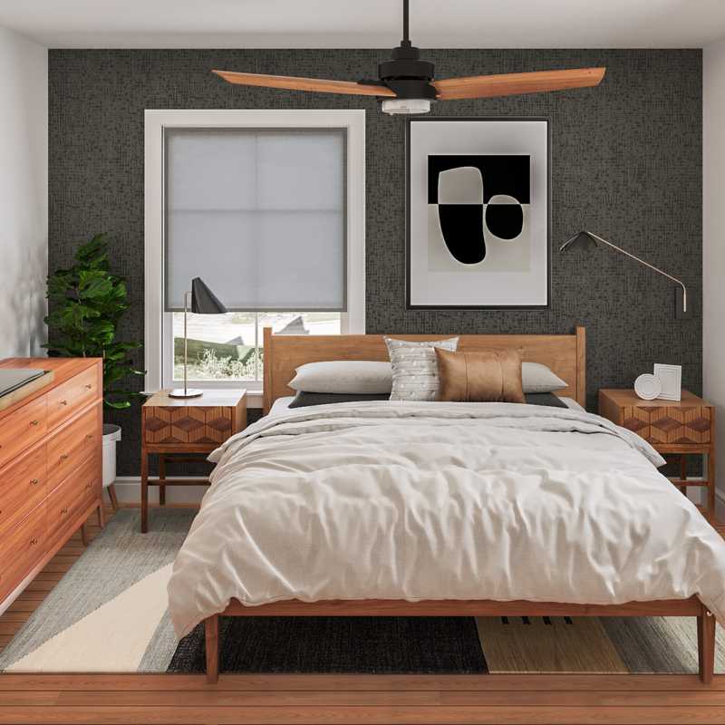 Midcentury Modern Bedroom Design by Havenly Interior Designer Giulia