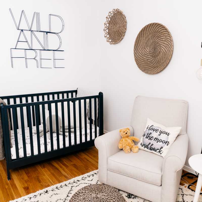 Eclectic, Bohemian Nursery Design by Havenly Interior Designer Sarah