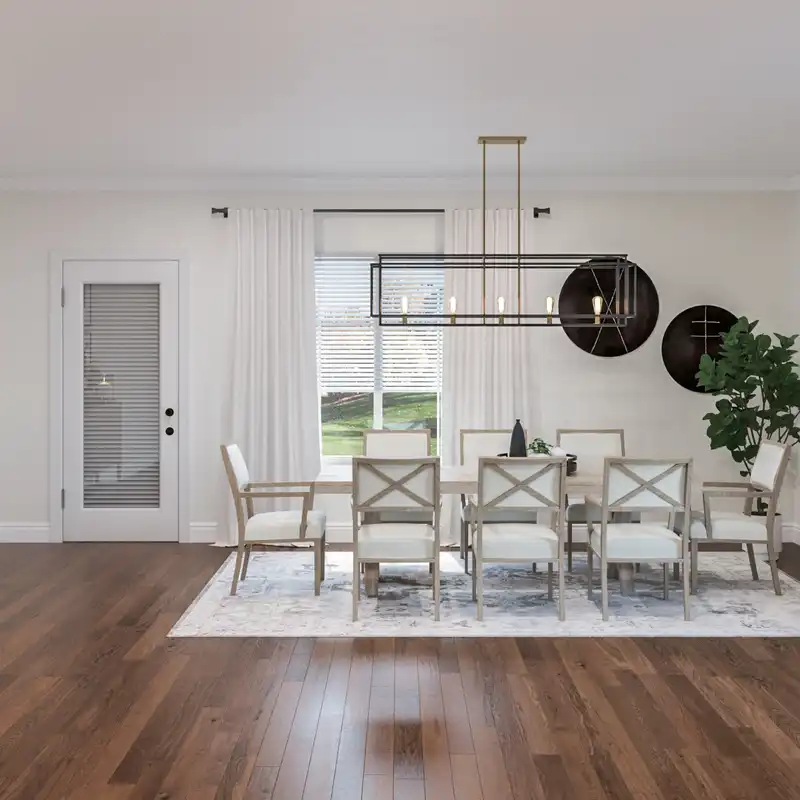 Midcentury Modern Dining Room Design by Havenly Interior Designer Makenzie