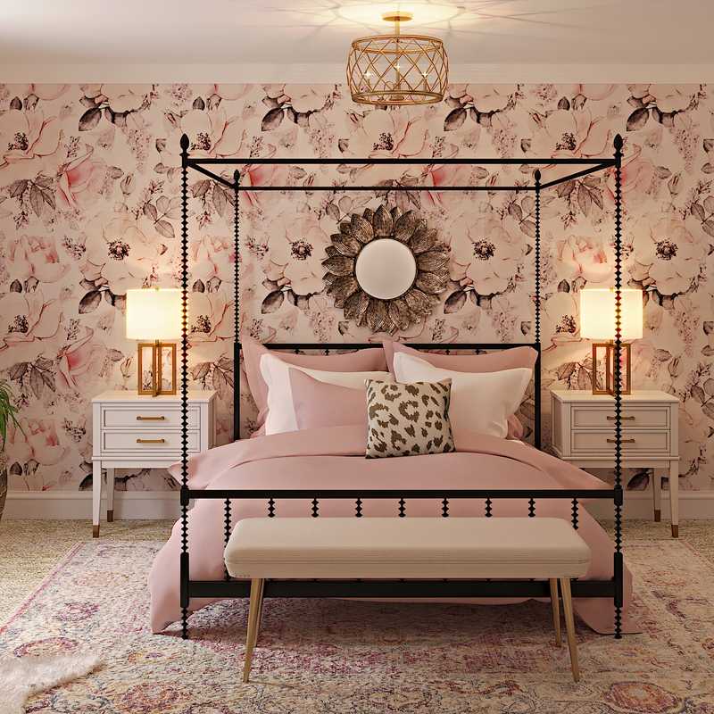 Classic, Glam Bedroom Design by Havenly Interior Designer Jillian