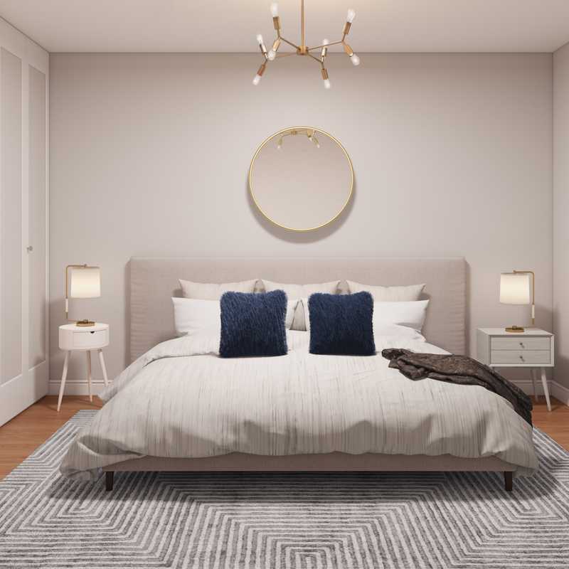 Contemporary, Modern, Glam, Industrial, Transitional, Midcentury Modern, Minimal Bedroom Design by Havenly Interior Designer Elizabeth