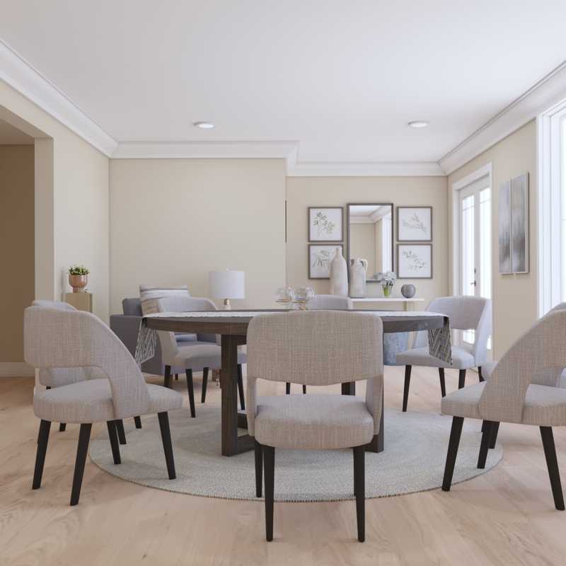 Contemporary, Classic Dining Room Design by Havenly Interior Designer Taylor