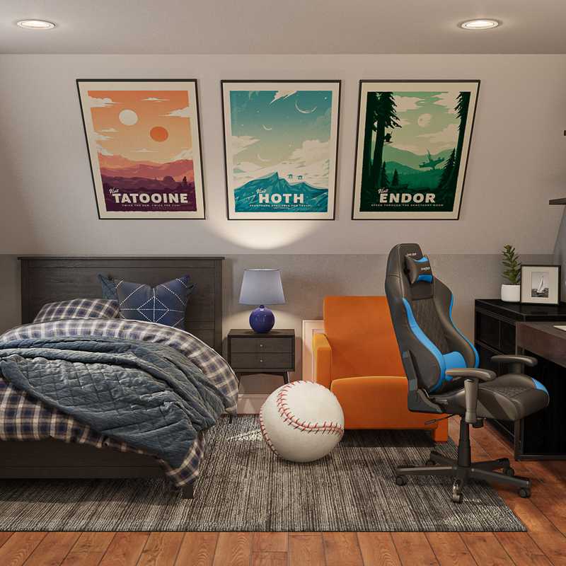 Modern Bedroom Design by Havenly Interior Designer Cathrine