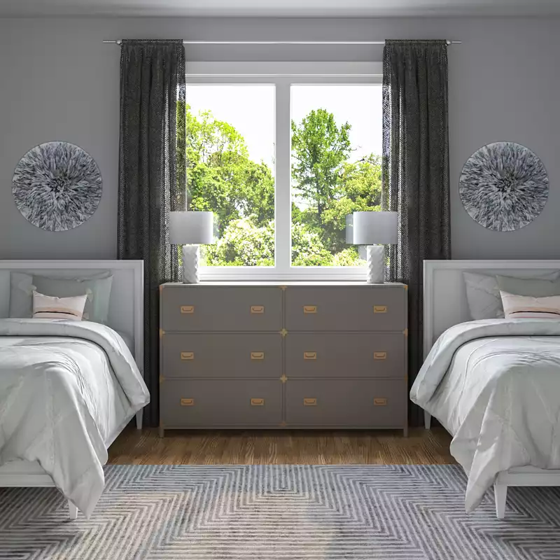 Eclectic Bedroom Design by Havenly Interior Designer Brooke