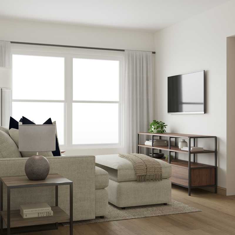 Contemporary, Minimal Living Room Design by Havenly Interior Designer Jodi