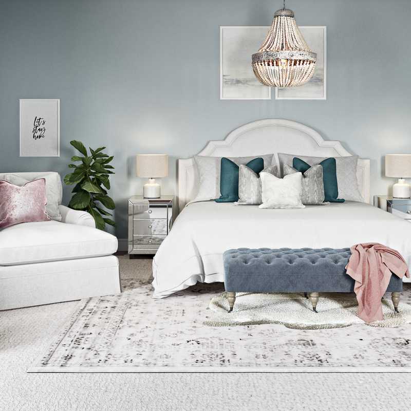 Classic, Glam Bedroom Design by Havenly Interior Designer Alicia