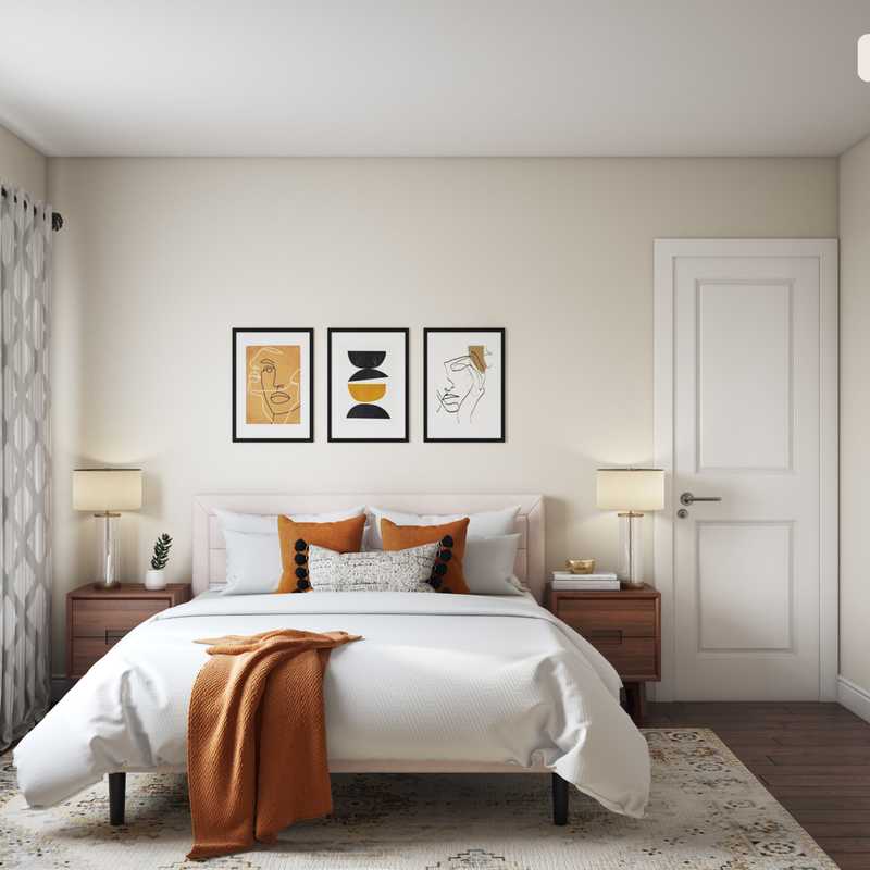 Bohemian, Transitional Bedroom Design by Havenly Interior Designer Shruti