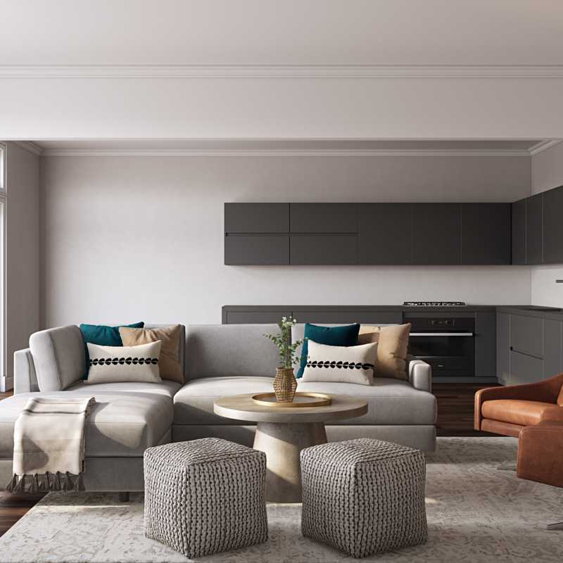 Eclectic, Bohemian Living Room Design by Havenly Interior Designer Kyla