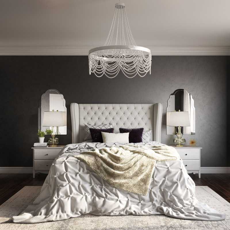 Classic, Glam, Farmhouse Bedroom Design by Havenly Interior Designer Carly