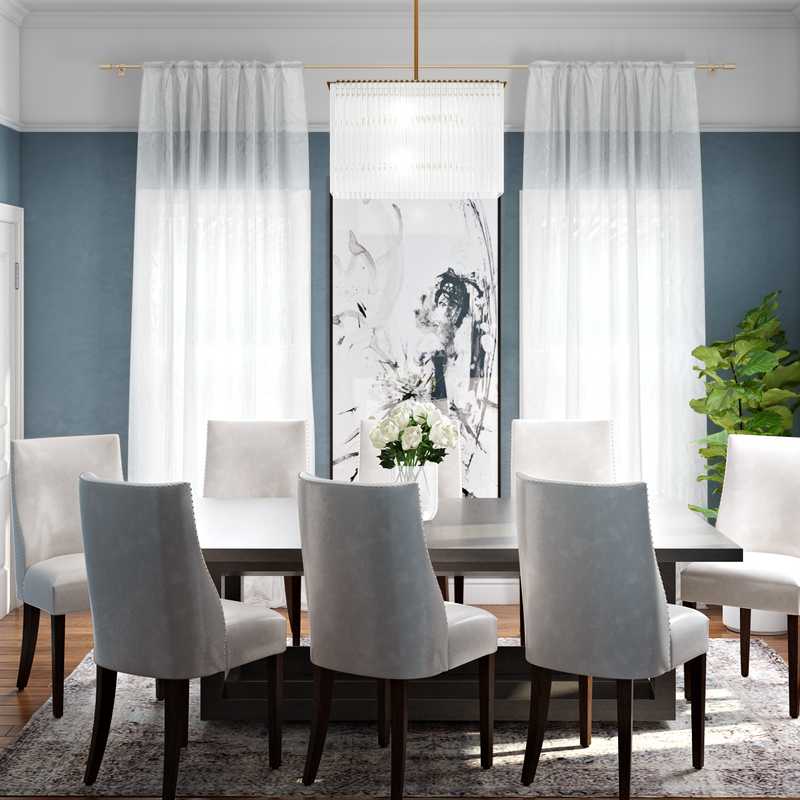 Contemporary Dining Room Design by Havenly Interior Designer Tatiana