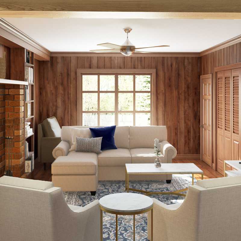 Modern, Classic, Transitional Living Room Design by Havenly Interior Designer Melissa