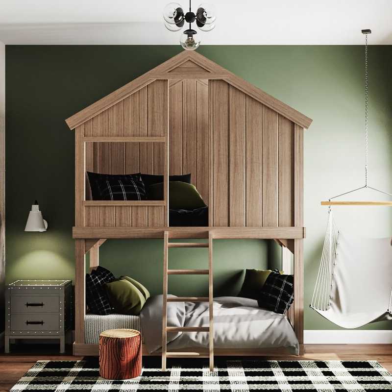 Classic, Farmhouse, Scandinavian Bedroom Design by Havenly Interior Designer Stacy