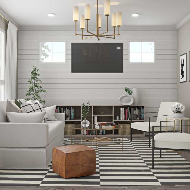 Modern, Classic, Transitional Living Room Design by Havenly Interior Designer Jennifer