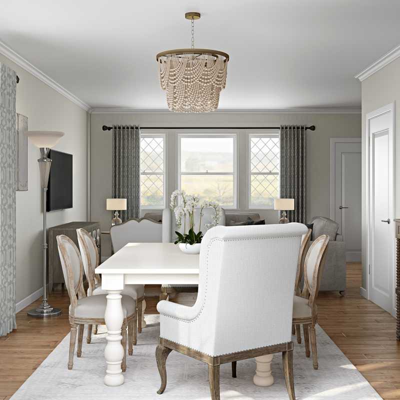 Classic, Traditional, Farmhouse, Rustic, Transitional Dining Room Design by Havenly Interior Designer Lisa