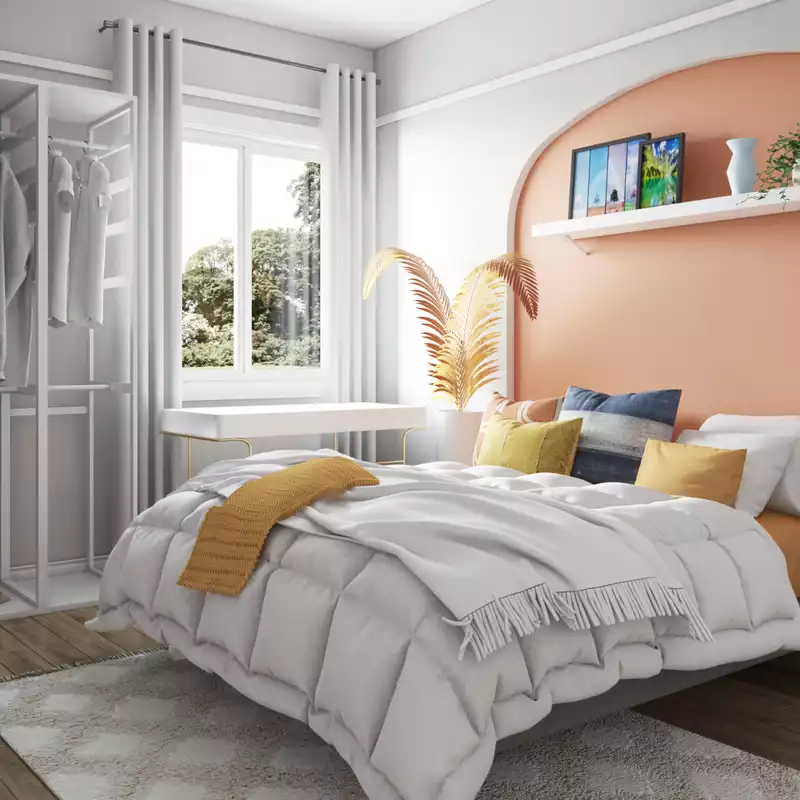 Modern, Bohemian Bedroom Design by Havenly Interior Designer Diana