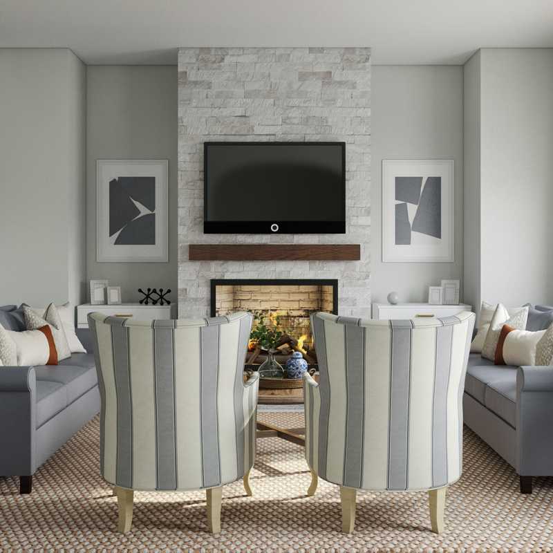 Classic Living Room Design by Havenly Interior Designer Brooke